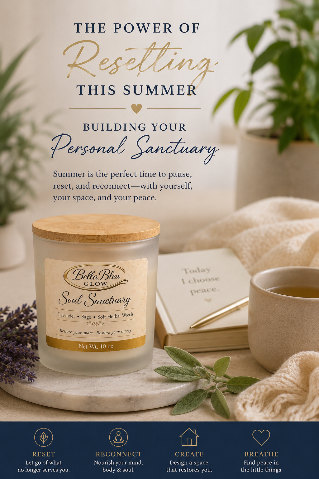 Our Soul Sanctuary Candle is here!!